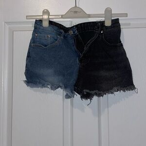 Two toned Almost Famous Jean shorts